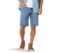 Wrangler Authentics Classic Relaxed Fit Five Pocket Jean Short, Light Wash Flex, 42 Homme