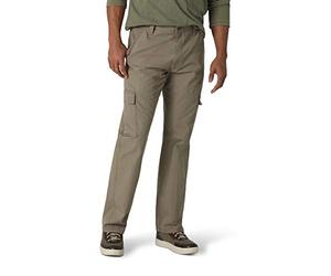 Wrangler Authentics Classique en sergé Coupe décontractée Pantalon Cargo De Sarga Clásicos De Ajuste Relajado, Ripstop Kaki Militaire, 34 W/32 L Homme