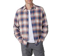 Wrangler Authentics Cloud Flannel Woven Shirt Chemise à Bouton Bas, Marron cuivré, L Homme
