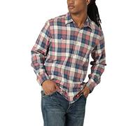 Wrangler Authentics Cloud Flannel Woven Shirt Chemise à Bouton Bas, Rose dorée, S Homme