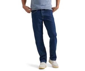 Wrangler Authentics Homme Comfort Flex avec Ceinture Décontractée Jeans, Dark Stonewash, 36W / 32L EU