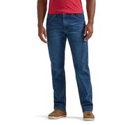 Wrangler Authentics Jean Classique à Coupe Droite à Cinq Poches, Blue Ocean Flex, 42W x 29L Homme