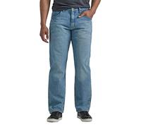 Wrangler Authentics Classic 5-Pocket Relaxed Fit Jean, Bleached Denim Flex, 35W x 30L Homme