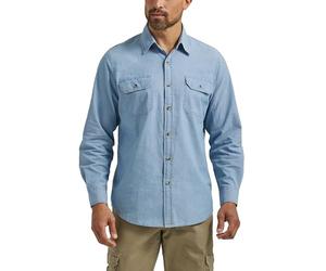 Wrangler Authentics Long Sleeve Classic Woven Shirt Chemise tissée Classique à Manches Longues Homme (Lot de 1)