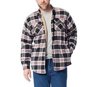 Wrangler Authentics Long Sleeve Sherpa Lined Shirt Jacket Chemise boutonnée, Caviar, M Homme