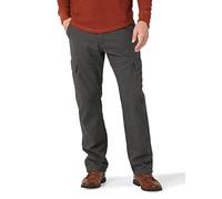 Wrangler Authentics Men's Authentics Fleece-Lined Cargo Pant, Anthracite Twill, 38x32