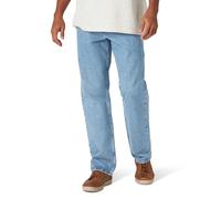 Wrangler Authentics Mens Big & Tall Classic Relaxed Fit, Jeans Homme, Blanchiment des Pierres, 35W / 34L