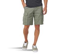 Wrangler Authentics Men's Big & Tall Classic Relaxed Fit Stretch Cargo Short, Dusty Olive, 54