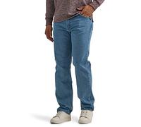 Wrangler Authentics Men's Big & Tall Regular Fit Jean, Light Stonewash Flex, 44W X 32L