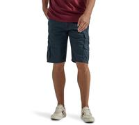 Wrangler Authentics Men's Premium Relaxed Fit Twill Cargo Short, Midnight, 42