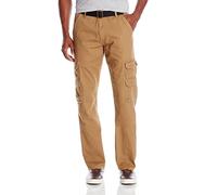 Wrangler Authentics Men's Premium Twill Cargo Pant, Acorn Twill, 42W x 32L