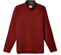 Wrangler Authentics Men's Sweater Fleece Quarter-Zip, Bossa Nova, M