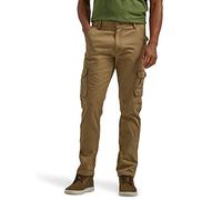 Wrangler Authentics Pantalon cargo fuselé régulier pour homme, teck, 34W x 32L