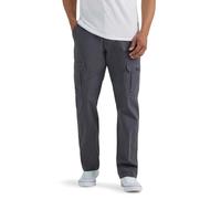 Wrangler Authentics Pantalon Cargo Extensible Coupe décontractée, Sergé Anthracite, 32 W/32 L Homme