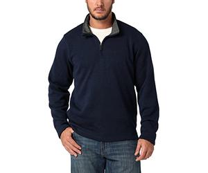 Wrangler Authentics Polaire à Manches Longues et Fermeture éclair 1/4 pour Homme