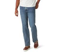 Wrangler Authentics Regular Fit Comfort Flex Waist Jean, Ardoise, 33 W/32 L Homme