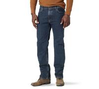Wrangler Authentics Regular Fit Comfort Flex Waist Jean, Bleu, W34/L34 Homme