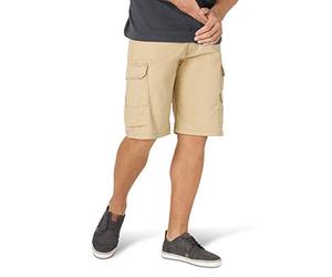 Wrangler Authentics Short Cargo en sergé Extensible pour Homme, Étoile de mer, 48