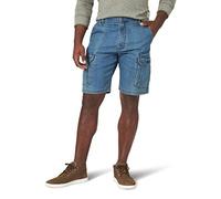 Wrangler Authentics Short Cargo Extensible Classique pour Homme, Denim teinté Moyen, 60