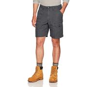 Wrangler Authentics Short de randonnée Utilitaire en Toile pour Homme, Anthracite, 36