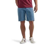 Wrangler Authentics Classic Relaxed Fit Five Pocket Jean Short, Délavé Clair, 33W Homme