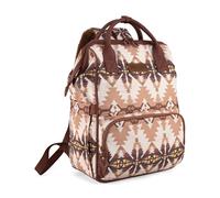 Wrangler Aztec Sac à dos organisé avec sangle de poussette et poches latérales pour biberons, Ange Tan