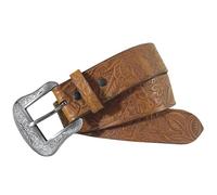 Wrangler Ceinture en cuir à bride en relief floral pour femme, Multicolore, Taille S
