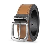 Wrangler Ceinture réversible en cuir pour homme, marron, noir, taille unique, coupe pour s'adapter, marron noir, taille unique