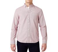 Wrangler - Chemise D'Affaires Décontractée Pour Homme Rayée Rouge Regular Fit
