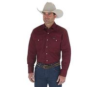 Wrangler Firm Finish Chemise de Travail Western pour Homme - Violet - X-Large