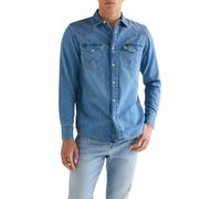 Wrangler Western Long Sleeve Shirt Bleu 4XL Homme