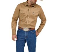 Wrangler - Chemise Homme - Coupe Slim - Western Shirt - Mid Stone
