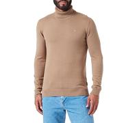 Wrangler Col roulé en Tricot Pull, Gris (Lead Grey), L Homme