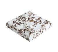 Wrangler - Couverture, literie en Polaire Douce en Peluche, Inspiration Yellowstone, décoration Occidentale pour lit ou canapé (Marron Mustangs, 127 x 177,8 cm)