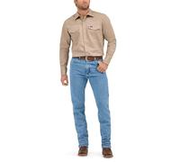 Wrangler Cowboy Cut Western Long Sleeve Snap Work Shirt Firm Finish Chemise de Travail, Chaussures de Running Compétition, XL Homme