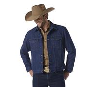 Wrangler 74145 Men's Western Unlined Denim Jacket, Denim - XLT