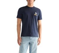 Wrangler Embroidery Tee T-Shirt, Bleu Marine, XXL Homme
