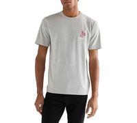 Wrangler Embroidery Tee T-Shirt Mid Grey Mel, XXL pour Homme