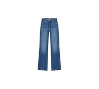 Wrangler Flare Jeans, Solid Blue, 29W x 32L Femmes