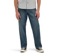 Wrangler Free-to-Stretch Relaxed Fit Jean, Marin, 30W / 30L Homme