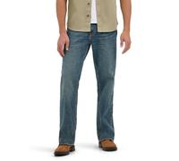 Wrangler Free-to-Stretch Relaxed Fit Jean, Teinte Grise, W36/L32 Homme