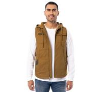Wrangler Gilet de travail doublé pour homme, Marron canard, XX-Large