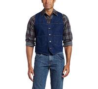 Wrangler Gilet en jean non doublé pour homme, denim, Small
