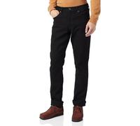 Wrangler Herren Authentic Regular Jeans, Schwarz (Black Rinse), 38W / 32L EU