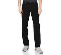 Jeans straight Wrangler Noir 38x32