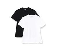 Wrangler Homme 2 Pack Tee chemise, Noir, XXL Grande taille EU