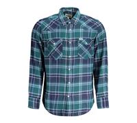 Wrangler, Homme, Chemises, Multicolore, Taille: S Chemise Flanelle Western Coupe Régulière Verte