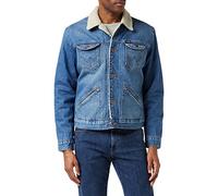 Wrangler Homme Icons 124mj Sherpa Veste en jean Not Applicable, Bleu (3 Years 10k), Large