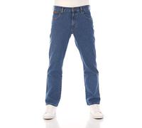 Wrangler Homme Jeans Regular Fit Texas Stretch Bleu Authentic Straight Pantalon Denim Coton - Blue Tomorrow (WSS1HR13N) - 44W/32L