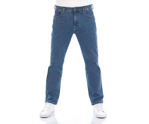Wrangler Homme Jeans Regular Fit Texas Stretch Bleu Authentic Straight Pantalon Denim Coton - Green Island (WSS1X5147) - 30W/32L
